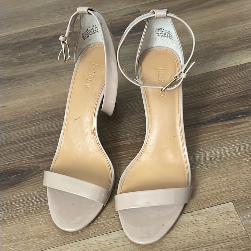 J. Crew Women's Beige Ankle Strap Sandals